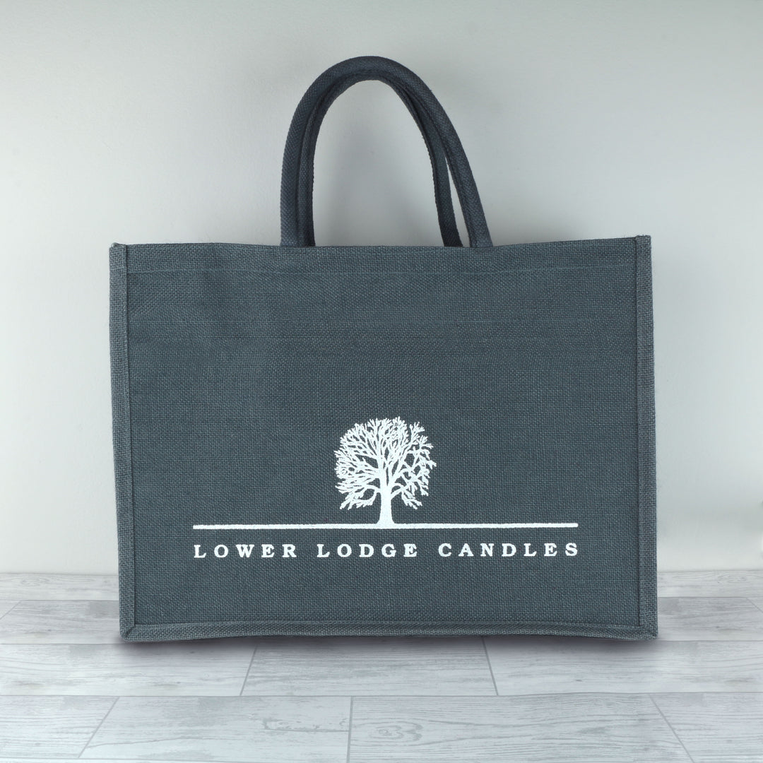 Lower Lodge Candles Grey Canvas Bag -  - Lower Lodge Candles