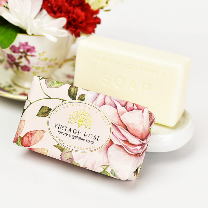 Vintage Rose Luxury Scented Soap Bar - Soap Bars - Lower Lodge Candles