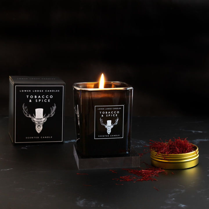 Tobacco & Spice Home Scented Candle - Home Candle - Lower Lodge Candles