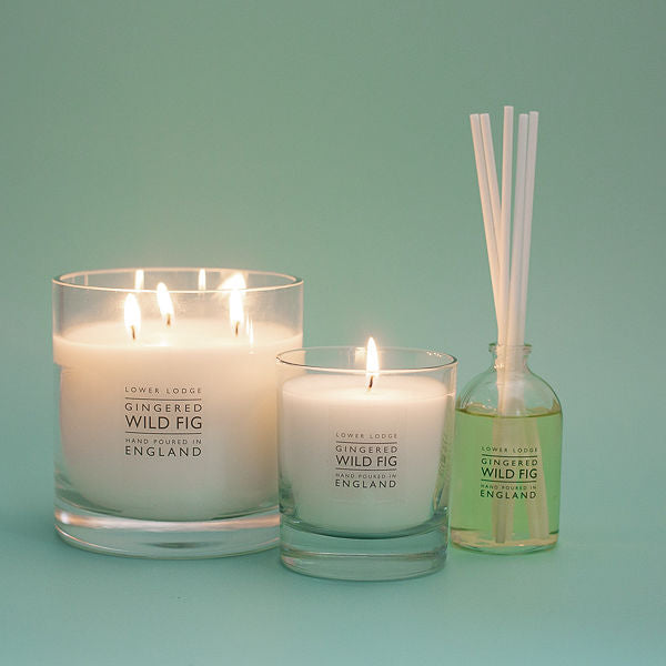 Gingered Wild Fig Scented Reed Diffuser - Essentials - Lower Lodge Candles