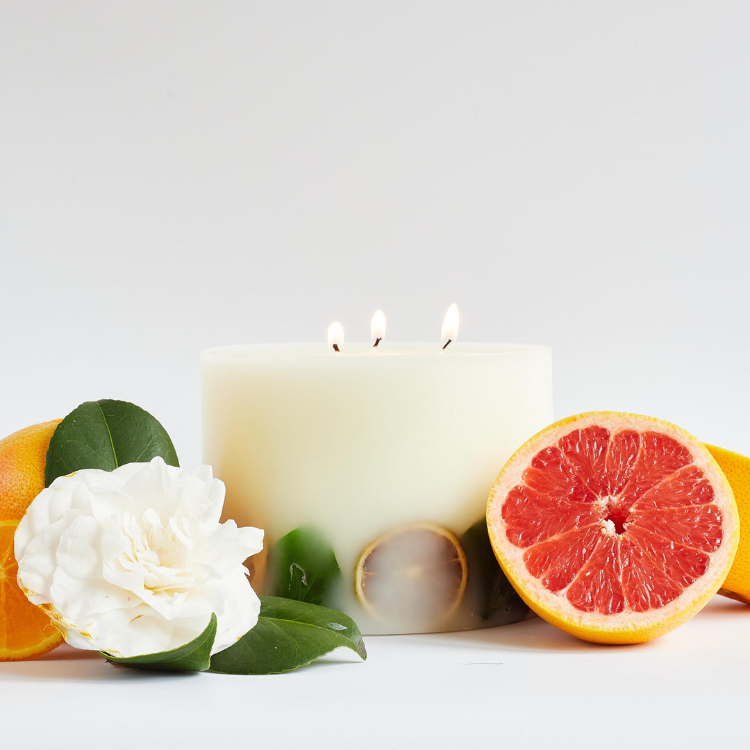 Grapefruit Large Scented Botanical Candle - Botanical Candle - Lower Lodge Candles