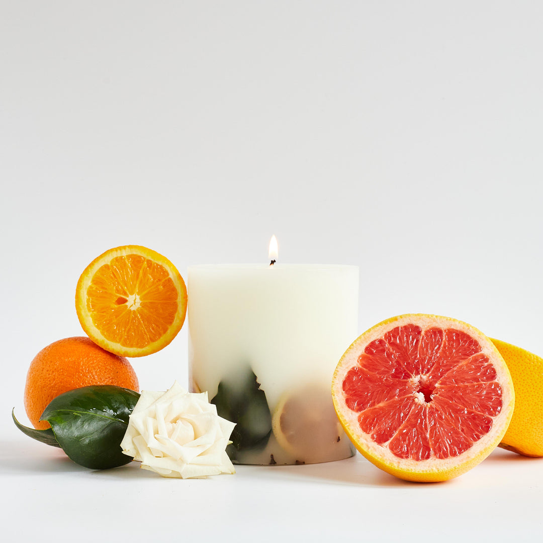 Grapefruit Medium Scented Botanical Candle - Botanical Candle - Lower Lodge Candles