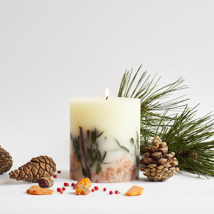 Pine & Pink Pepper Medium Scented Botanical Candle - Botanical Candle - Lower Lodge Candles