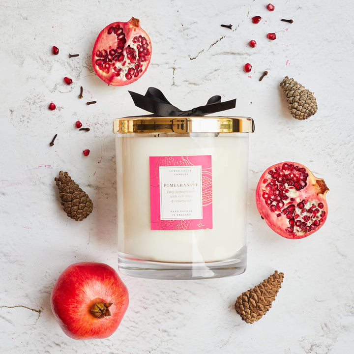 Pomegranate 2kg Luxury Scented Candle - 2Kg - Lower Lodge Candles